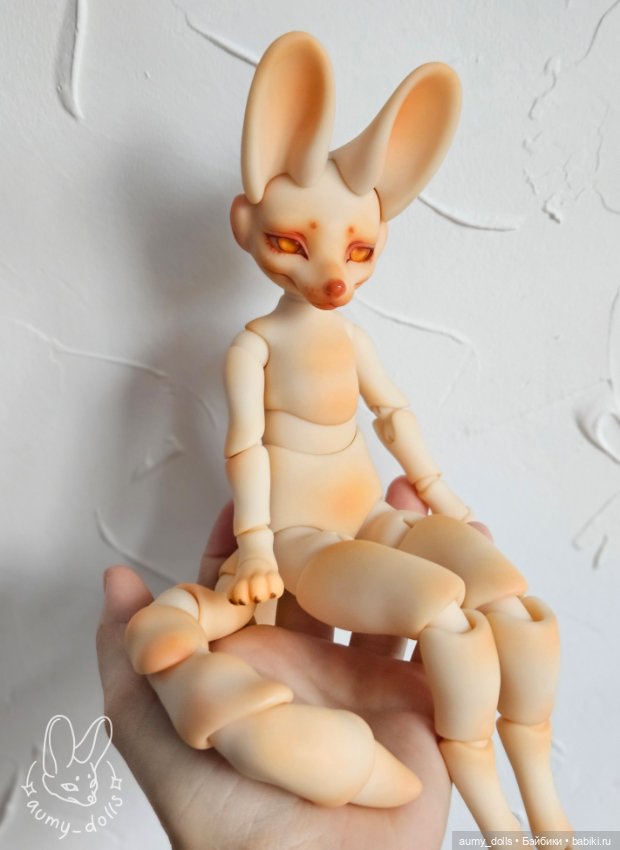 🍂 Осенняя Лисичка 🍂 — Авторские шарнирные куклы своими руками: лепка (фото 6)