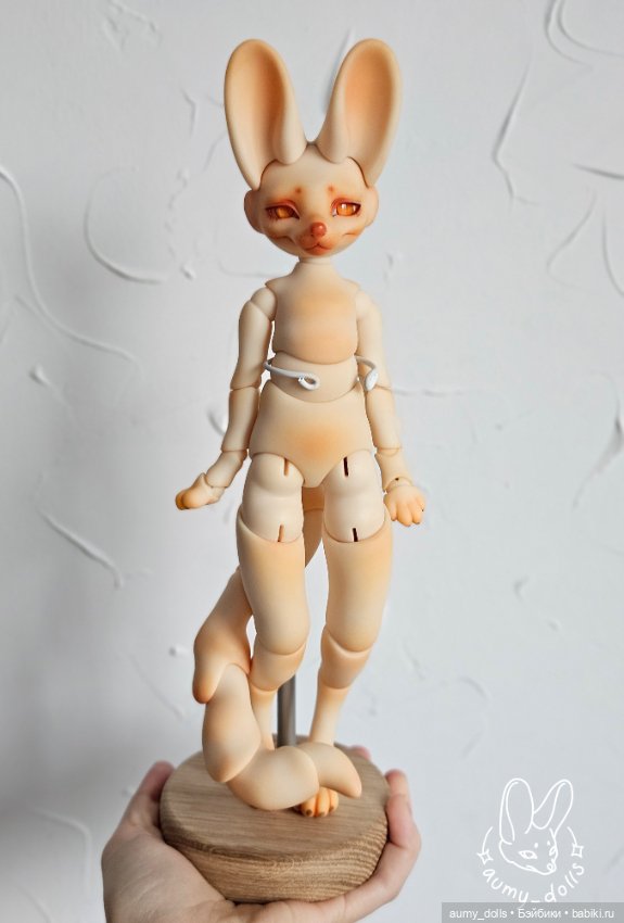 🍂 Осенняя Лисичка 🍂 — Авторские шарнирные куклы своими руками: лепка (фото 7)