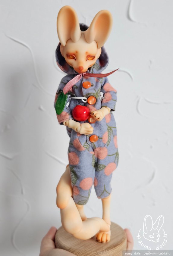 🍂 Осенняя Лисичка 🍂 — Авторские шарнирные куклы своими руками: лепка