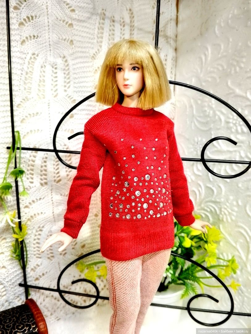Свитерочки для всех) — Одежда и обувь для кукол своими руками: фото