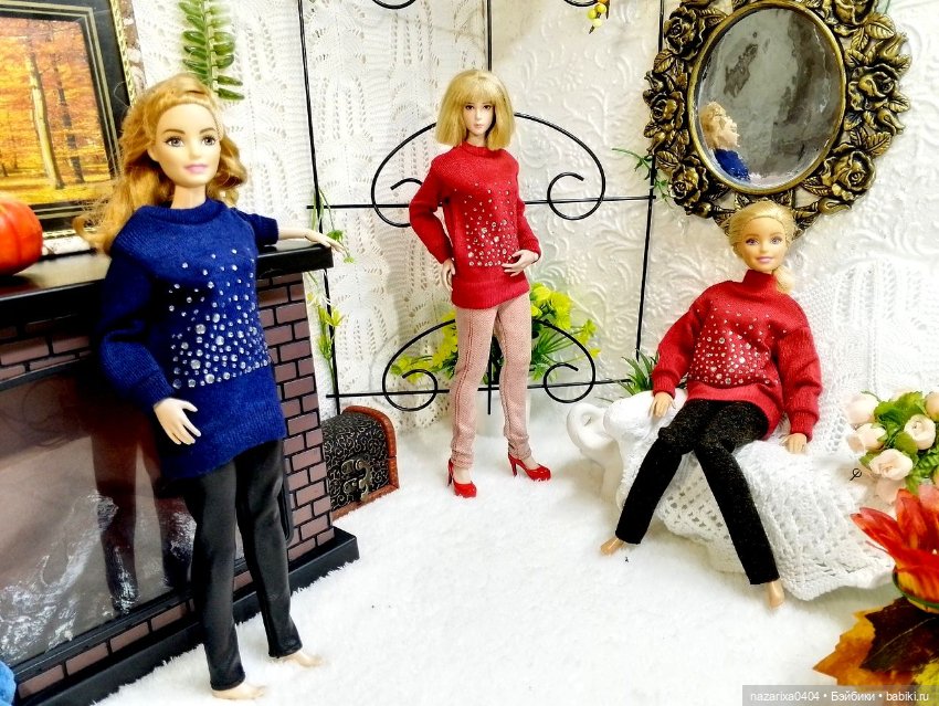 Свитерочки для всех) — Одежда и обувь для кукол своими руками: фото (фото 5)