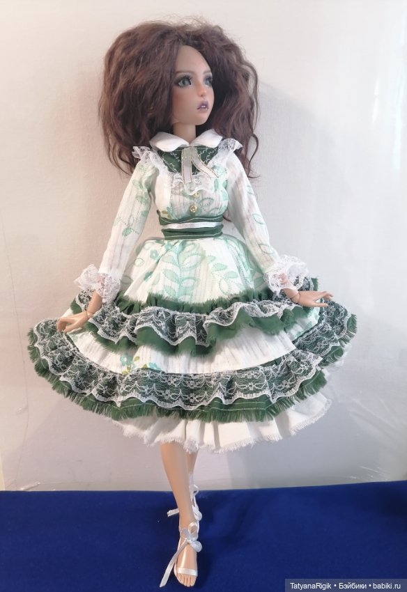 Ситцевое платье — Одежда и обувь для кукол своими руками: фото (фото 2)