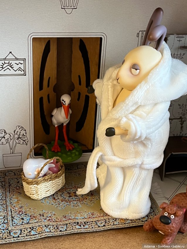 Аист принёс- Зайцеламакроликов 🐇🦙🧡 (фото 2)