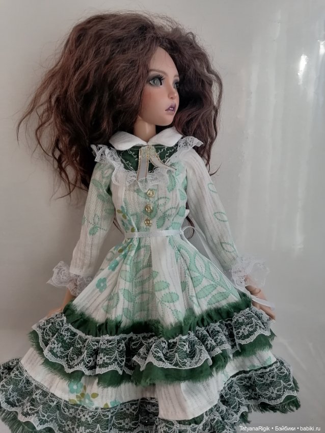 Ситцевое платье — Одежда и обувь для кукол своими руками: фото (фото 4)