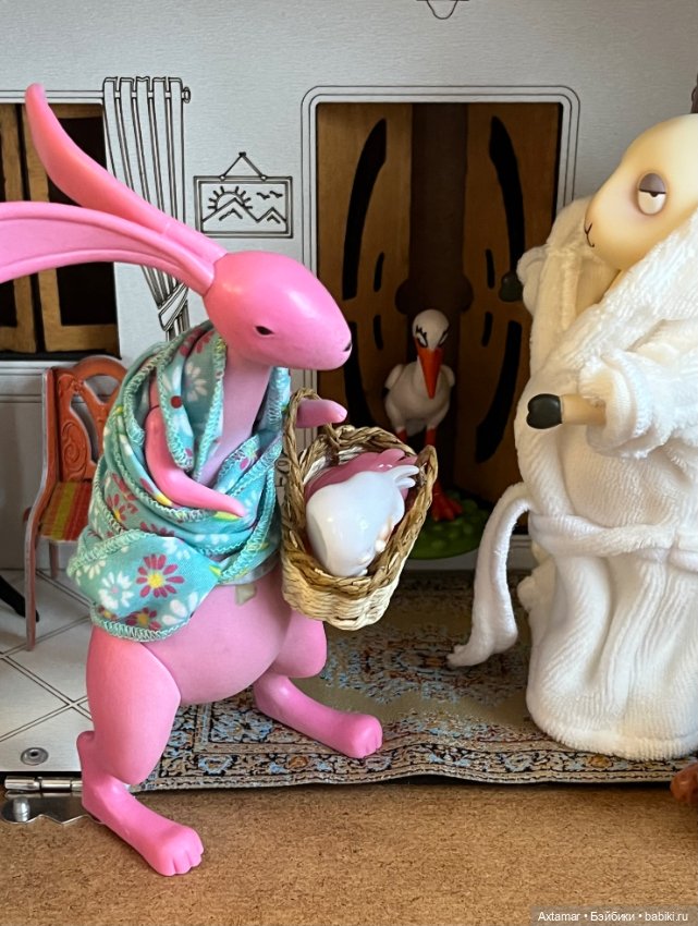 Аист принёс- Зайцеламакроликов 🐇🦙🧡 (фото 6)