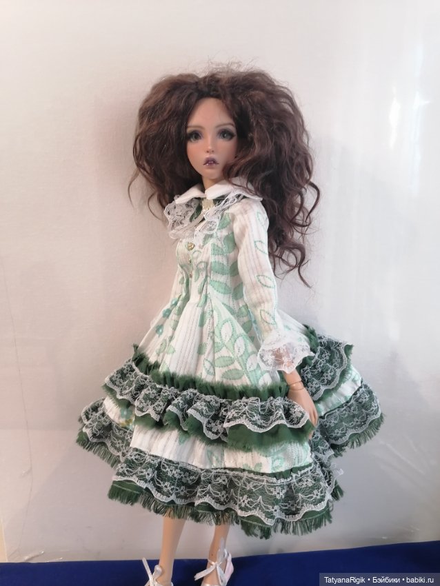 Ситцевое платье — Одежда и обувь для кукол своими руками: фото (фото 5)