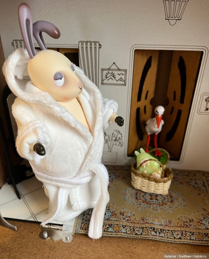 Аист принёс- Зайцеламакроликов 🐇🦙🧡 (фото 7)