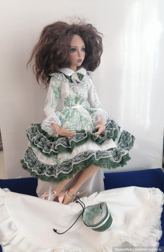 Ситцевое платье — Одежда и обувь для кукол своими руками: фото (фото 3)