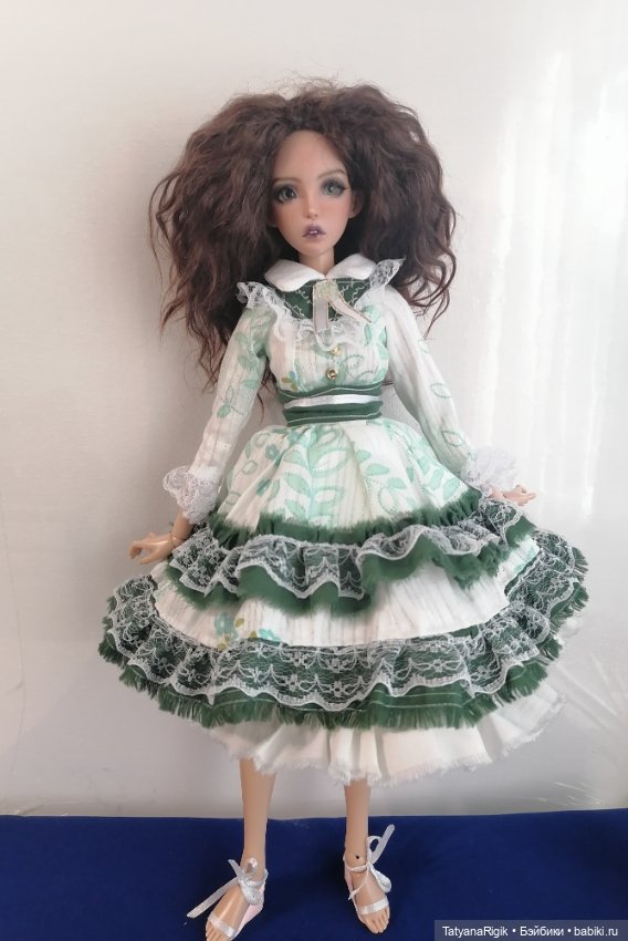 Ситцевое платье — Одежда и обувь для кукол своими руками: фото