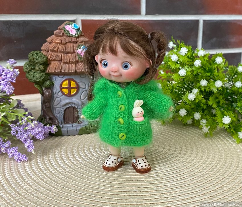 Вязанная одежда для куколок обитсу (фото 4)