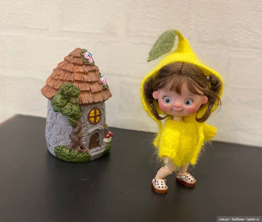 Вязанная одежда для куколок обитсу (фото 10)