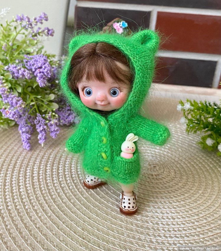 Вязанная одежда для куколок обитсу (фото 5)