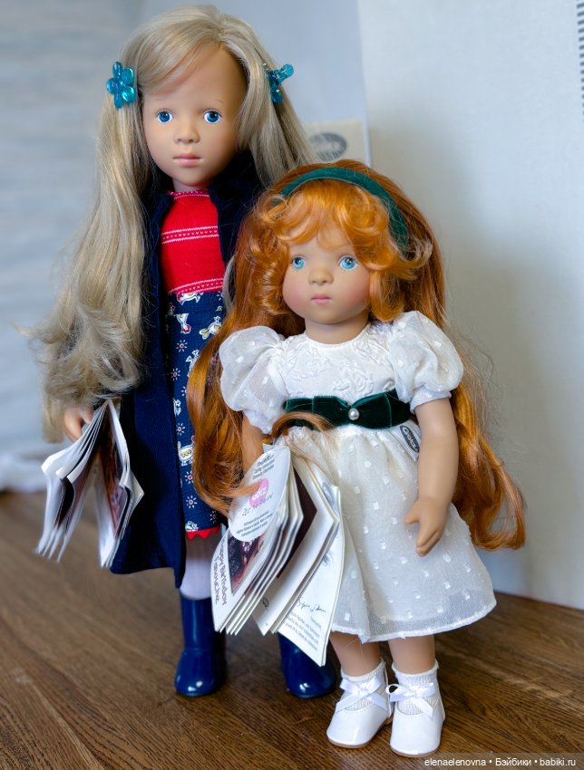 Каталоги Sylvia Natterer и Gotz за 1998-1999 и живые фото кукол