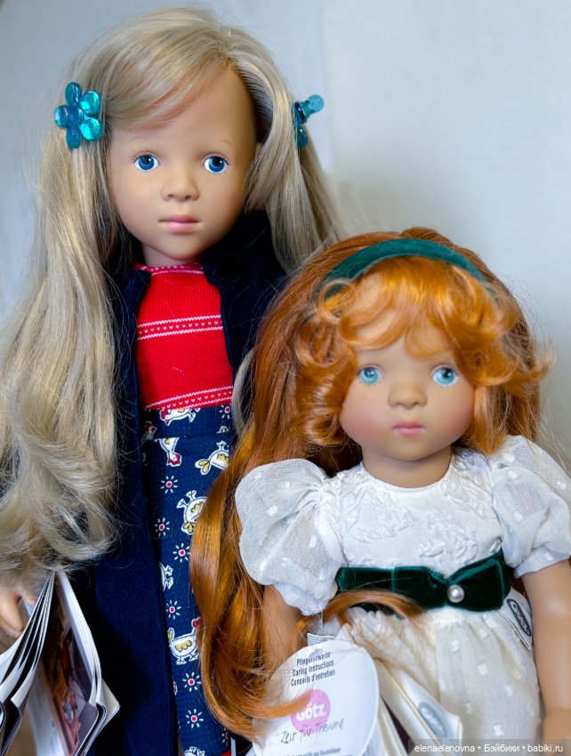 Каталоги Sylvia Natterer и Gotz за 1998-1999 и живые фото кукол