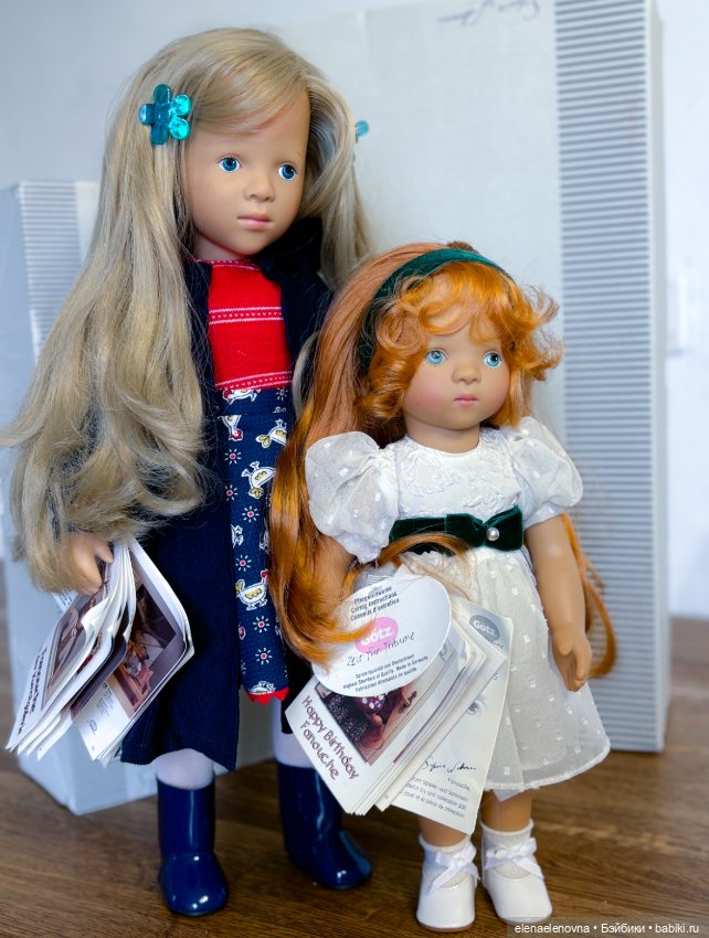 Каталоги Sylvia Natterer и Gotz за 1998-1999 и живые фото кукол