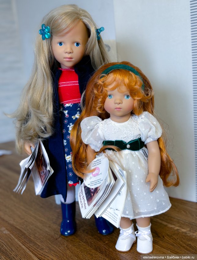 Каталоги Sylvia Natterer и Gotz за 1998-1999 и живые фото кукол