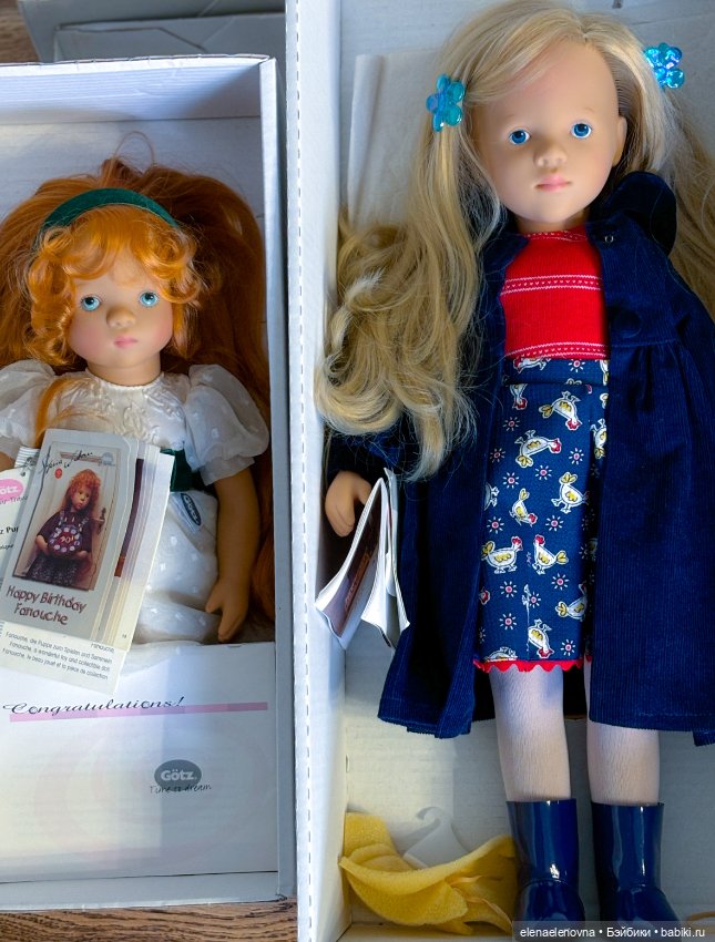 Каталоги Sylvia Natterer и Gotz за 1998-1999 и живые фото кукол