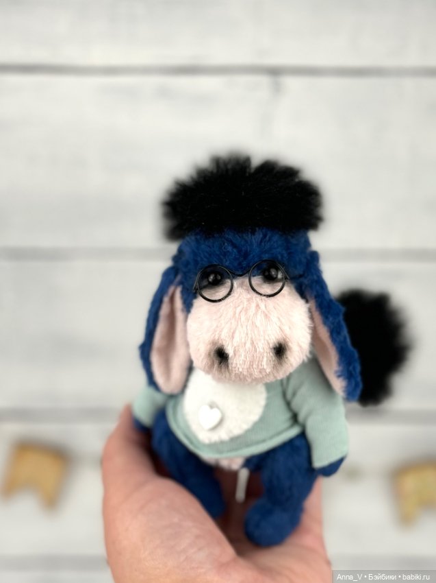 Тедди ослик Нэйт — Авторские мишки Тедди и друзья: фото (фото 3)