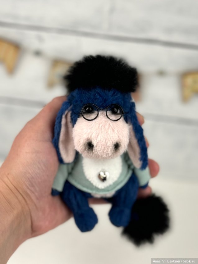 Тедди ослик Нэйт — Авторские мишки Тедди и друзья: фото