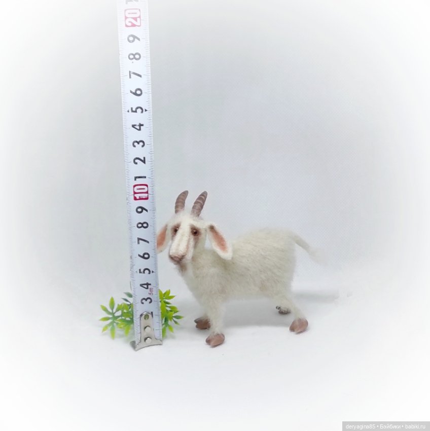 Козёл — Валяные игрушки из шерсти: сухое валяние (фото 7)