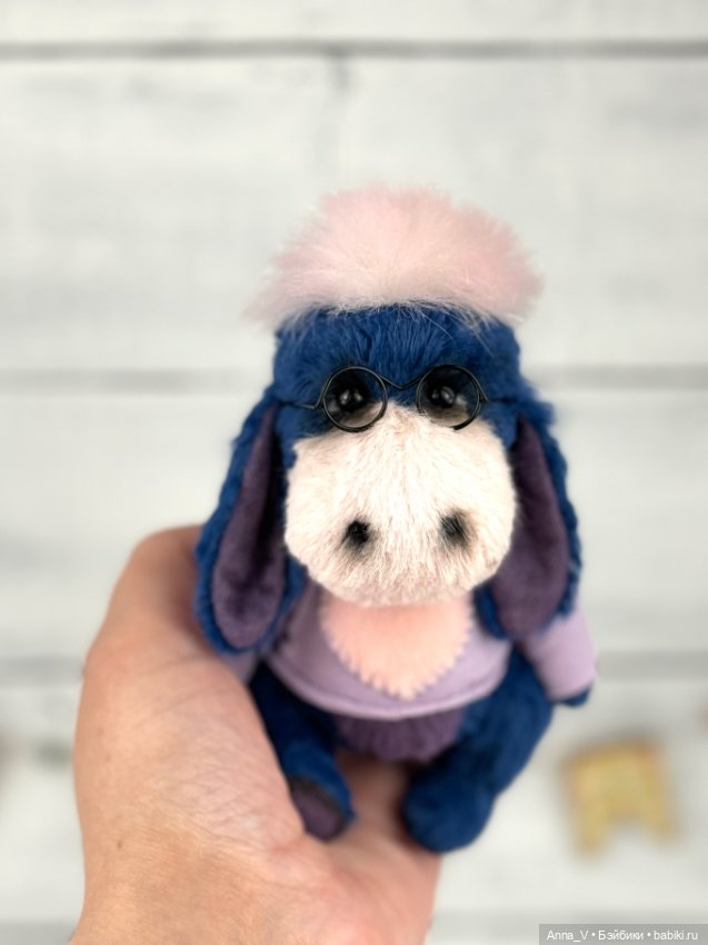 Тедди ослик Иа — Авторские мишки Тедди и друзья: фото