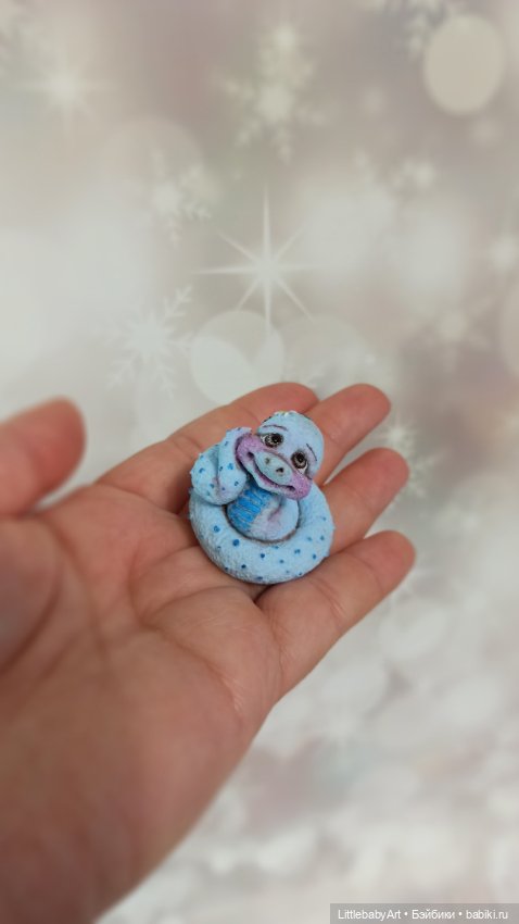 Символ 2025 года змейки — Лепка авторских игрушек и папье (фото 9)