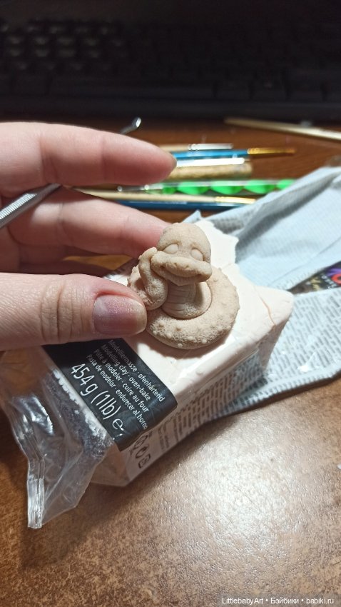 Символ 2025 года змейки — Лепка авторских игрушек и папье