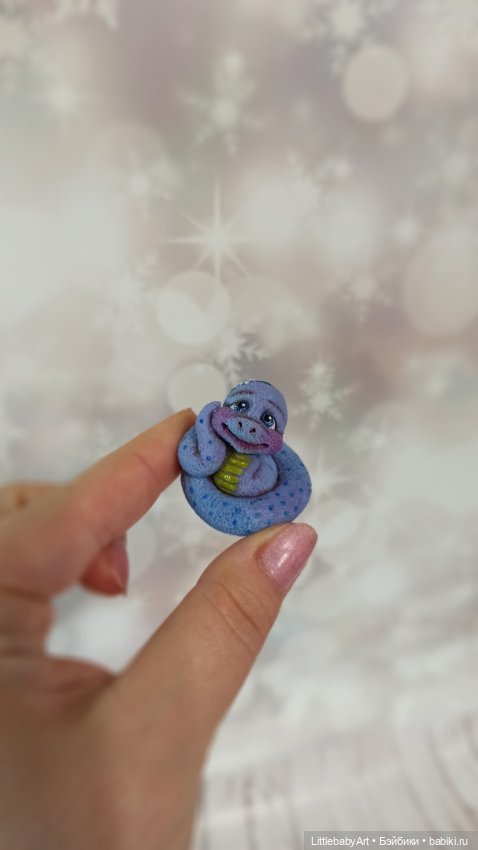 Символ 2025 года змейки — Лепка авторских игрушек и папье (фото 10)