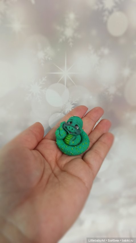 Символ 2025 года змейки — Лепка авторских игрушек и папье