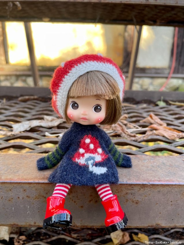 Мой маленький Мухоморчик (mini cherry doll) (фото 3)