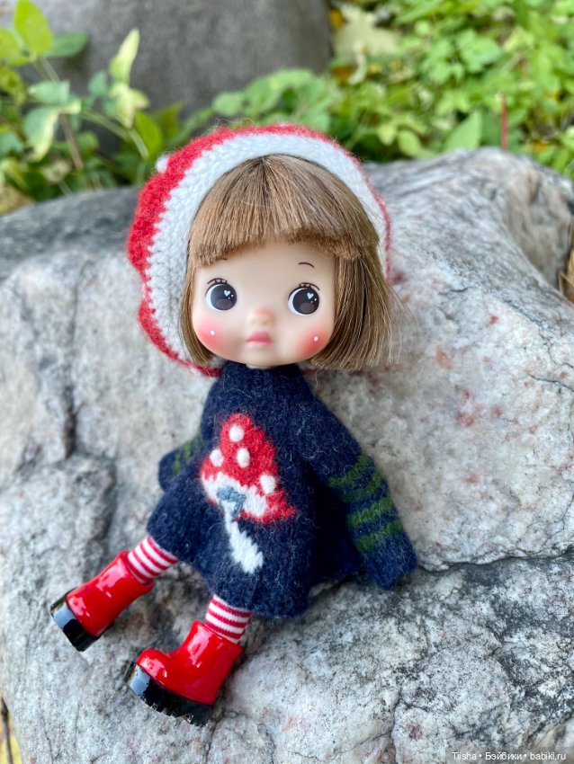 Мой маленький Мухоморчик (mini cherry doll) (фото 9)