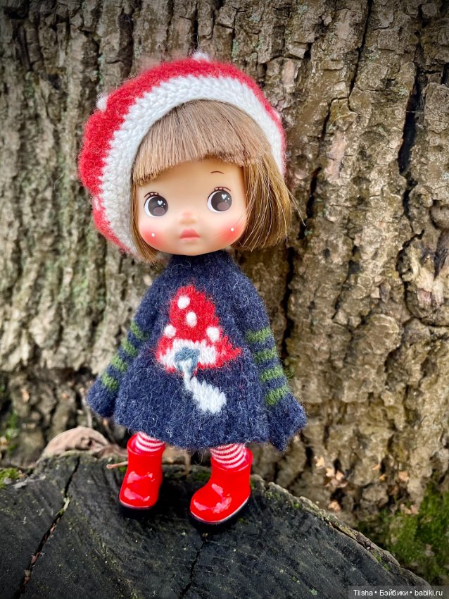 Мой маленький Мухоморчик (mini cherry doll) (фото 7)