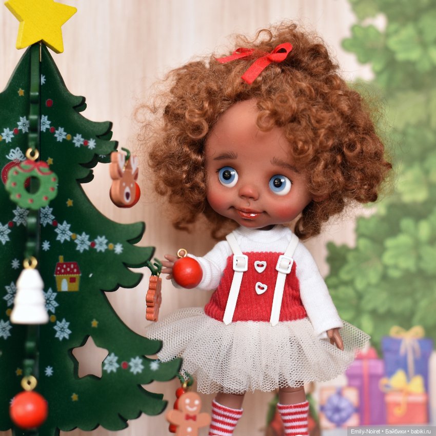 Дина и ёлочка — Домашние фото авторских кукол: личные коллекции (фото 2)
