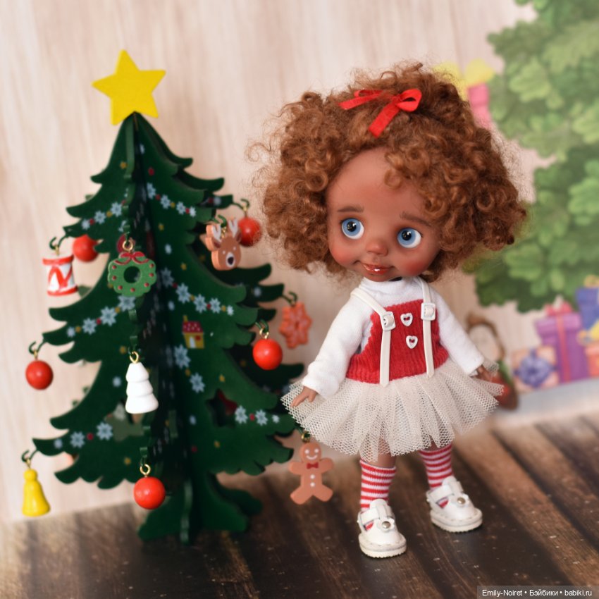 Дина и ёлочка — Домашние фото авторских кукол: личные коллекции (фото 4)