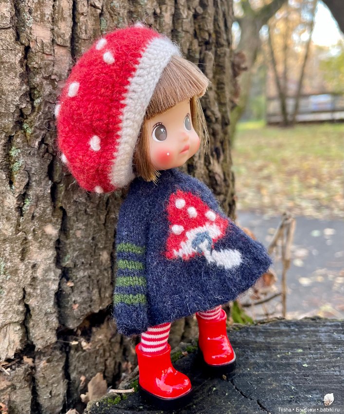 Мой маленький Мухоморчик (mini cherry doll) (фото 5)