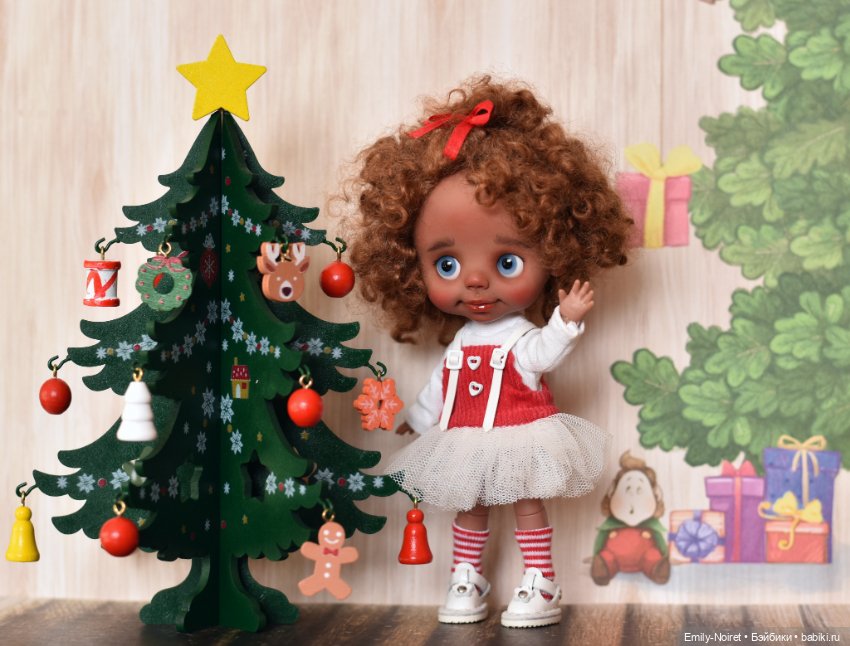 Дина и ёлочка — Домашние фото авторских кукол: личные коллекции (фото 5)