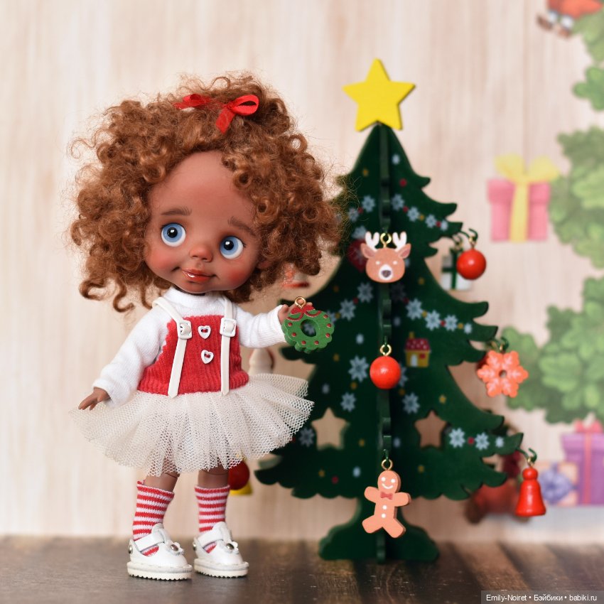 Дина и ёлочка — Домашние фото авторских кукол: личные коллекции (фото 6)