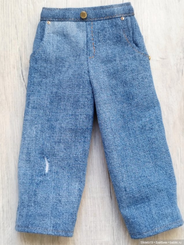 Стильные джинсики для Ханночки ГОТЦ 50 см (фото 9)