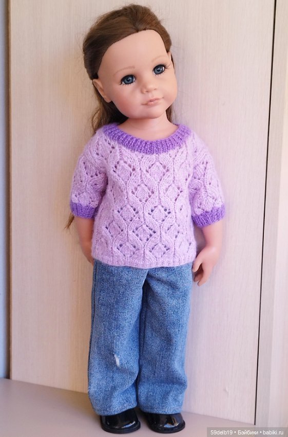 Стильные джинсики для Ханночки ГОТЦ 50 см (фото 4)