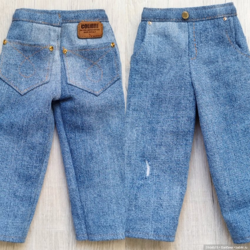 Стильные джинсики для Ханночки ГОТЦ 50 см