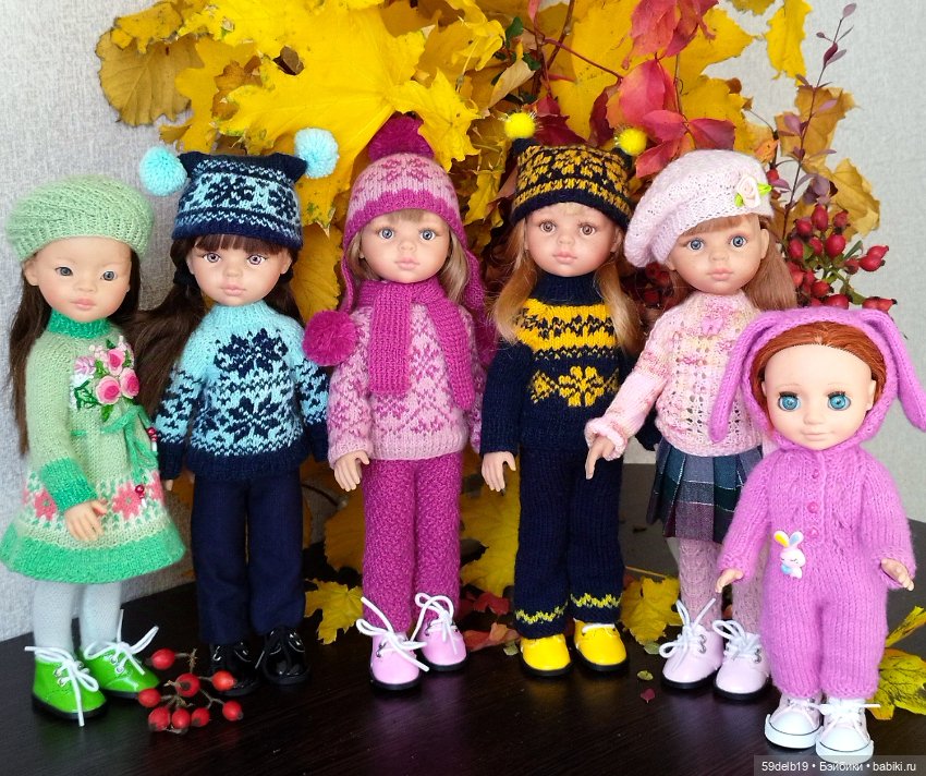Ещё теплый яркий ноябрь — Одежда и обувь для кукол своими руками: фото (фото 10)