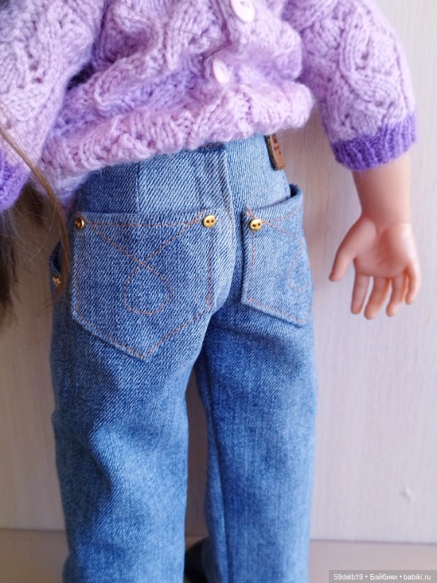 Стильные джинсики для Ханночки ГОТЦ 50 см (фото 2)