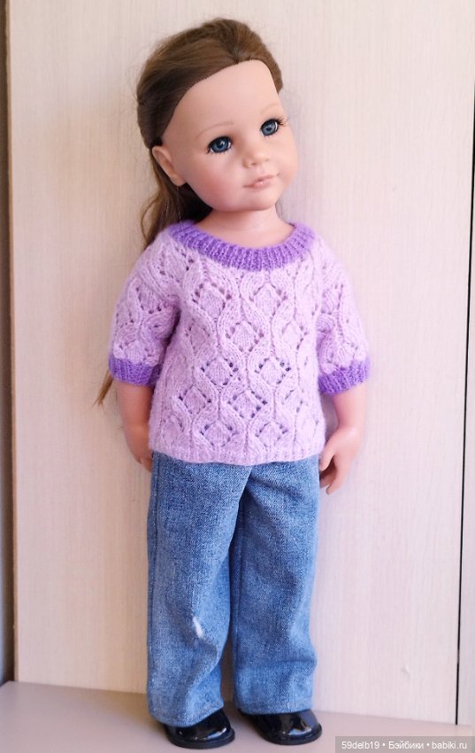 Стильные джинсики для Ханночки ГОТЦ 50 см (фото 5)