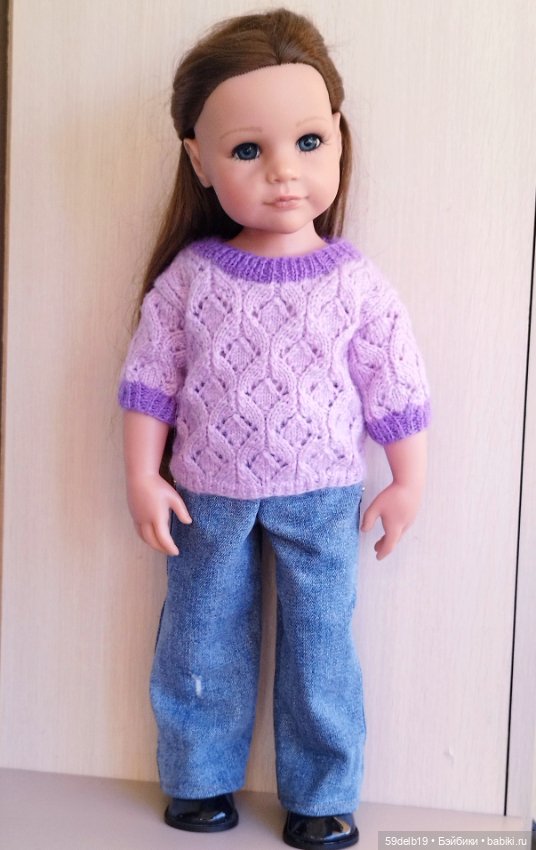 Стильные джинсики для Ханночки ГОТЦ 50 см (фото 8)