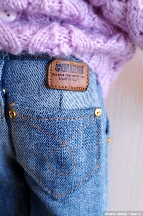 Стильные джинсики для Ханночки ГОТЦ 50 см (фото 3)