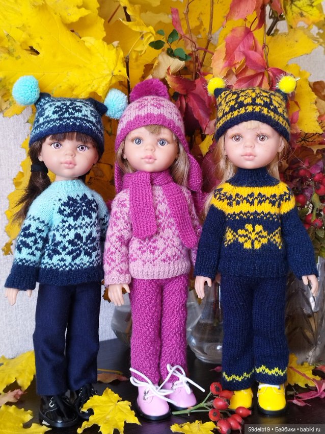 Ещё теплый яркий ноябрь — Одежда и обувь для кукол своими руками: фото (фото 8)