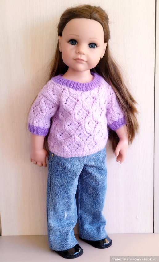 Стильные джинсики для Ханночки ГОТЦ 50 см (фото 6)