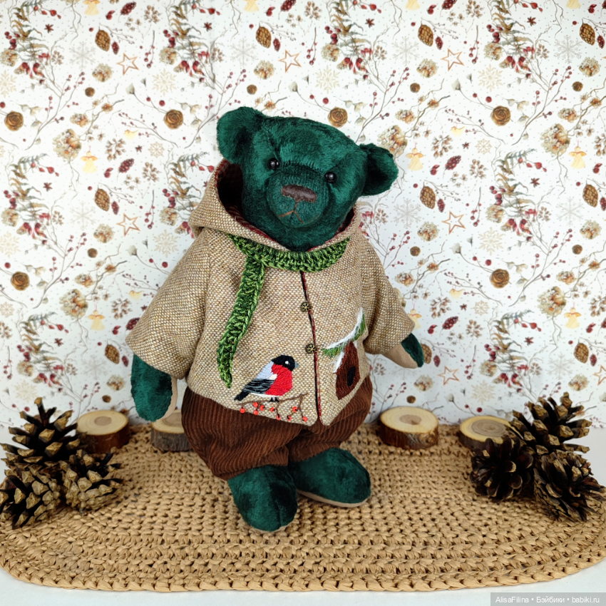 Мишка Тедди Медный Изумруд (фото 2)