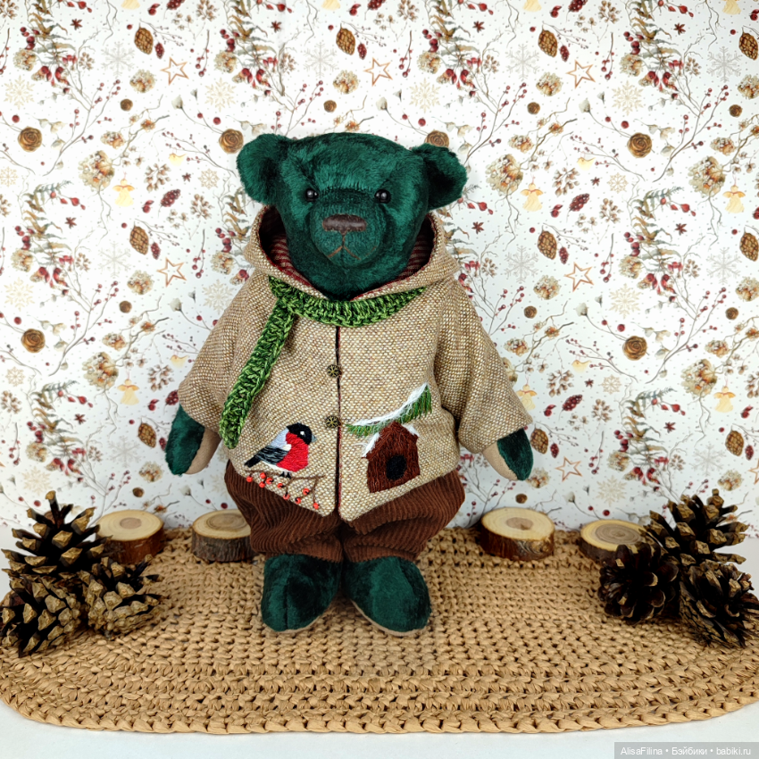 Мишка Тедди Медный Изумруд (фото 4)