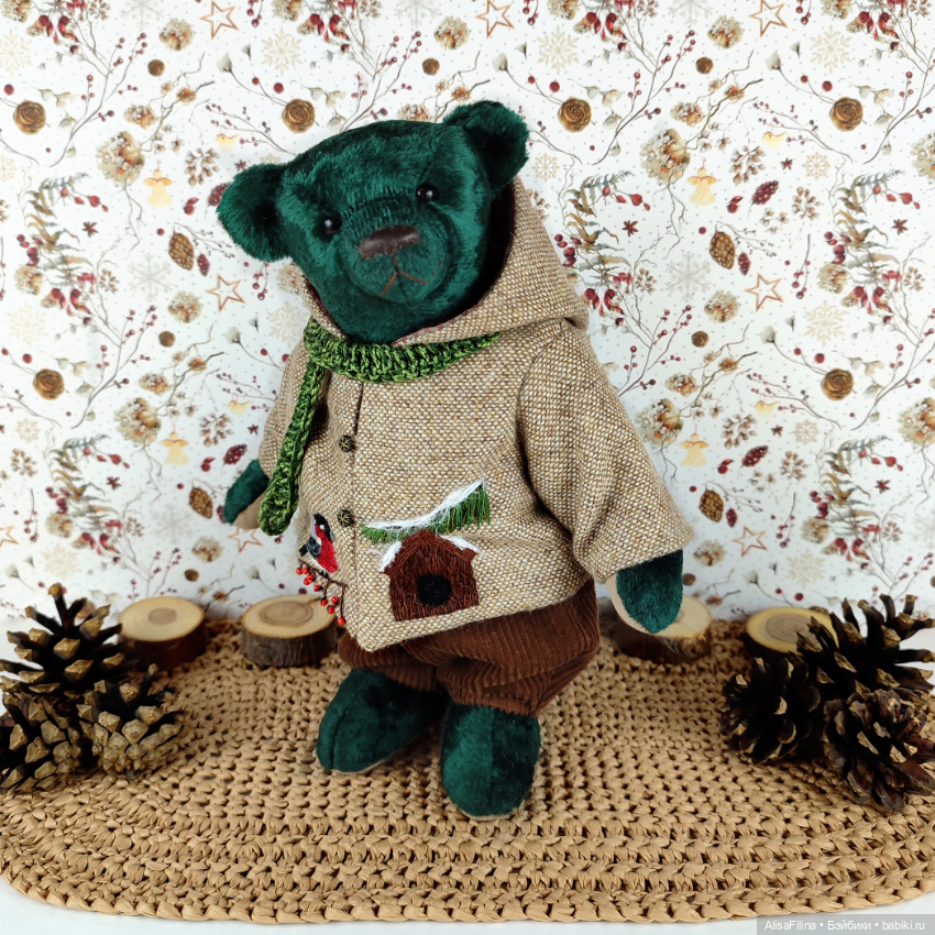 Мишка Тедди Медный Изумруд